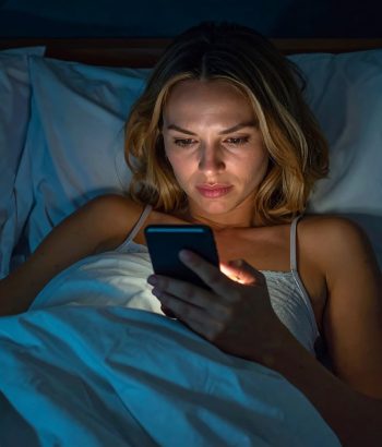 usar el móvil antes de dormir